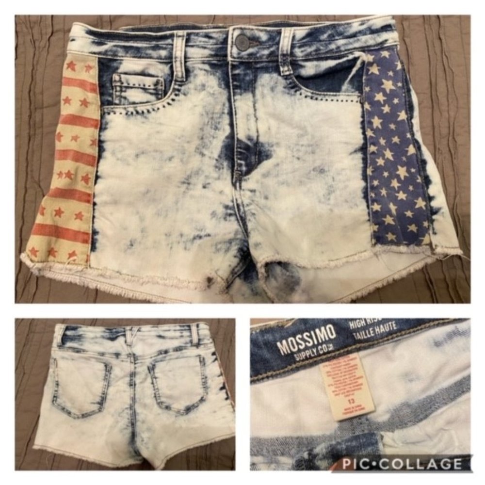 Mossimo American Flag Shorts